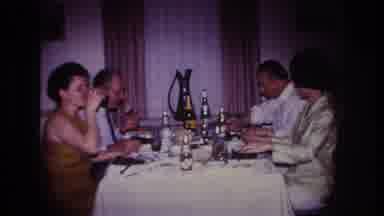 Rockaway Beach New York USA (1967): Vintage 60s Footage Of A Couple Out To Dinner