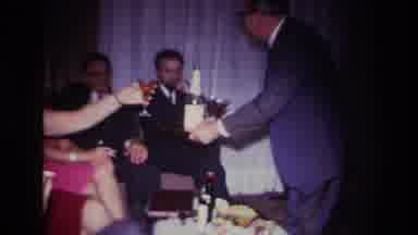 Rockaway Beach New York USA (1967): This Man Is Delivering Drink To This Party