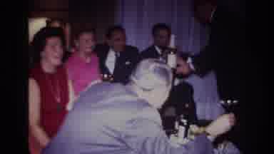 Rockaway Beach New York USA (1967): Gathering Of Friends Celebrating A Specific