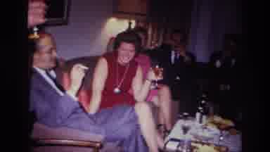 Rockaway Beach New York USA (1967): Pleasant Reception In The Brightly Decorated