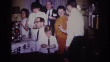 ROCKAWAY BEACH NEW YORK USA-1967: Multiple People At A Party, Celebration Event