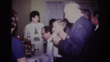 Rockaway Beach New York USA (1967): Old Fashioned Holiday Party Attended By All
