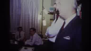 Rockaway Beach New York USA (1967): Two Gentlemen Socializing