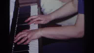 Rockaway Beach New York USA (1967): A Person Is Playing The Piano With Quick