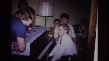 Rockaway Beach New York USA (1967): Family Having A Nice Gathering