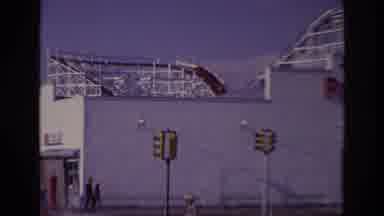 Rockaway Beach New York USA (1967): Some Person Is Recording The Roller Coaster