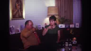 Rockaway Beach New York USA (1967): Vintage Video Of Couple Drinking At Home To
