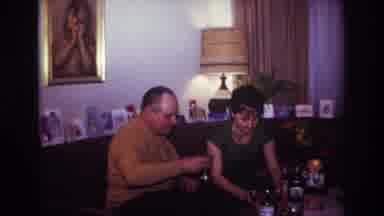 Rockaway Beach New York USA (1967): Having A Few Drinks