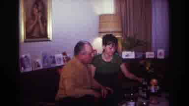 Rockaway Beach New York USA (1967): A Man And Woman Sit Together As They Watch A