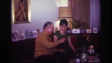 Rockaway Beach New York USA (1967): Couple Celebrating Life Sitting In Their