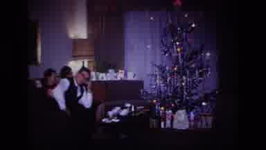 Rockaway Beach New York USA (1967): Family Christmas In Fine Clothing Gathering