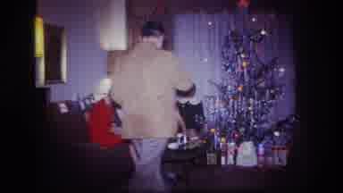 Rockaway Beach New York USA (1967): Friends Meeting Together For A Christmas Party