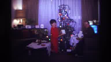 Rockaway Beach New York USA (1967): Christmas Day Tree Full Of Presents Underneath