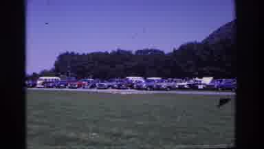 Ocean City New Jersey USA (1968): Several Cars Parked And People Walking
