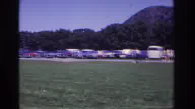 Ocean City New Jersey USA (1968): Many People Come By Car To Enjoy A Lawn