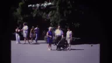 Ocean City New Jersey USA (1968): Several People Around A Huge House