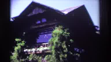 Ocean City New Jersey USA (1968): Civilians On Summer Vacation At A Log Cabin