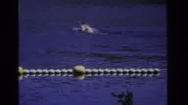 Ocean City New Jersey USA (1968): Person Swimming In The River