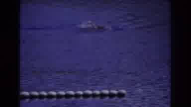 Ocean City New Jersey USA (1968): Person Swimming In The River