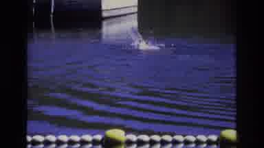 Ocean City New Jersey USA (1968): Training For Swimming Marathon Intensely In The