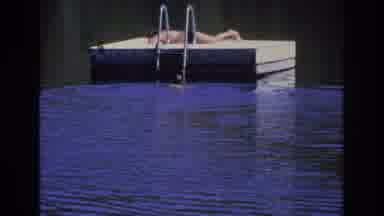 Ocean City New Jersey USA (1968): Swimming Alone In Water