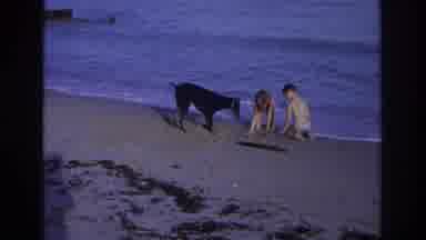 Ocean City New Jersey USA (1968): Enjoying The Day At The Beach With The Family