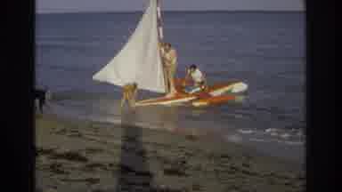 Ocean City New Jersey USA (1968): Windsurfing Sounded So Fun, My Buddy Let Us Use