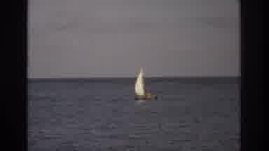 Ocean City New Jersey USA (1968): Man Having Fun With Sailor Overboard On A