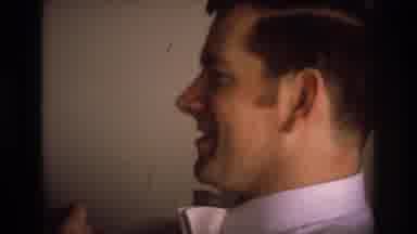Ocean City New Jersey USA (1968): Man And Woman Laughing In Fancy Outfits When