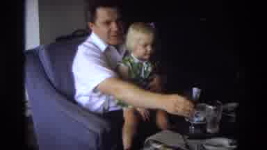 Ocean City New Jersey USA (1968): Baby With Her Mother Looking At The Man Taking