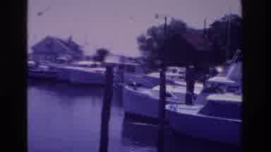 Ocean City New Jersey USA (1968): Old Footage Of Boats Docked In The Bay