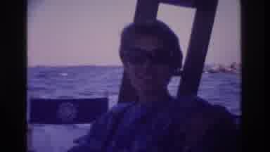 Ocean City New Jersey USA (1968): Old Recording Of A Woman On A Boat Smiling At