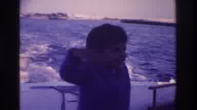 Ocean City New Jersey USA (1968): Boy Waving