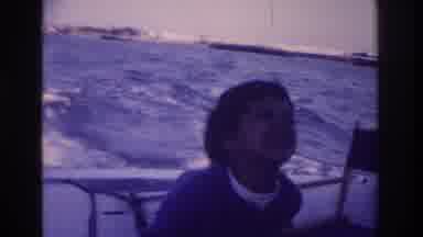 Ocean City New Jersey USA (1968): Boy On A Boat With A Woman
