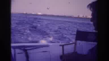 Ocean City New Jersey USA (1968): Boy Aboard A Boat In The Sea