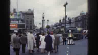 Dublin Ireland (1961): Vintage Montage Of A Busy Metropolitan Area