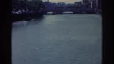 Dublin Ireland (1961): Horse Drawn Cart Runs Along The Hustle And Bustle Of City