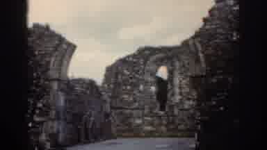 Dublin Ireland (1961): Ancient Crumbling Brick Structure Scattered About The