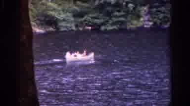 Dublin Ireland (1961): Rower A Few More People In A Boat Rowing Against The Tide
