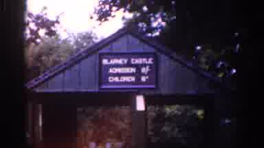 Dublin Ireland (1961): One Person Visits Blarney Castle In Ireland Many Years Ago
