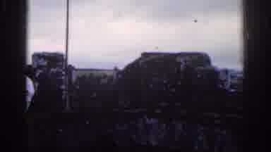 Dublin Ireland (1961): A Man Threatening A Woman To Jump From A High Hill