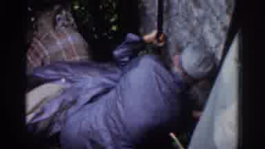 Dublin Ireland (1961): Man Dipping Then Lifting Another Man Out From A Ditch With
