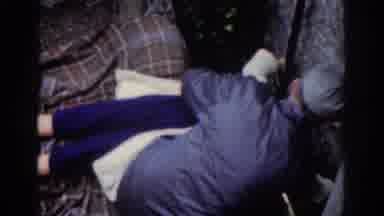 Dublin Ireland (1961): Man Pulling Helpless Woman Laying Down To The Edge Of