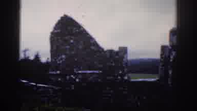 Dublin Ireland (1961): A Group Of People Are Standing Around In A Stone Fortress