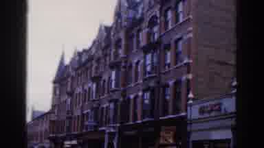 Dublin Ireland (1961): Car Coming By The Street While Meet The Building