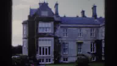 Dublin Ireland (1961): Scottish English Manor Estate House Stone Castle 17th