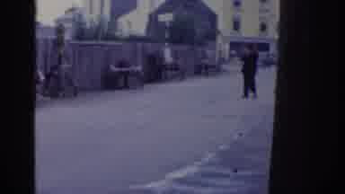 Dublin Ireland (1961): Family Posing For Video With Two Mules In A Mountainous