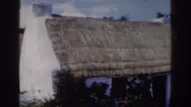 Dublin Ireland (1961): Natural Simple Thatched Roof House