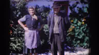 Dublin Ireland (1961): Old Country Road And People In Area With Vegetable Farm And