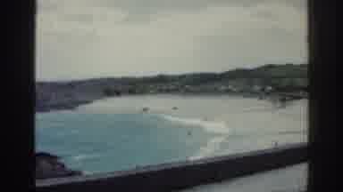 Ireland (1961): Warm Windy Day At A Tropical Beach Bay With Birds Flying By As